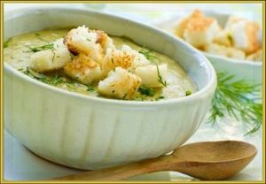 5. Молочный суп с курицей и вермишелью. Продукты: 100 г куриного филе, 1,5 стакана воды, 2 стол ложки вермишели, 0,5 стакана молока, 1 чайная ложка муки, 5 г сливочного масла. Приготовление: В кипящую воду положить филе и варить на среднем огне 10-15 минут. Готовое мясо достать из бульона, слегка охладить и измельчить в блендере. В кипящий бульон добавить вермишель и готовить 5-7 минут. Затем добавить измельченное куриное филе. Довести суп до кипения. В молоке растворить муку и влить в суп. Снова довести до кипения, подавать со сливочным маслом. 5. Молочный суп с курицей и вермишелью. Продукты: 100 г куриного филе, 1,5 стакана воды, 2 стол ложки вермишели, 0,5 стакана молока, 1 чайная ложка муки, 5 г сливочного масла. Приготовление: В кипящую воду положить филе и варить на среднем огне 10-15 минут. Готовое мясо достать из бульона, слегка охладить и измельчить в блендере. В кипящий бульон добавить вермишель и готовить 5-7 минут. Затем добавить измельченное куриное филе. Довести суп до кипения. В молоке растворить муку и влить в суп. Снова довести до кипения, подавать со сливочным маслом.
