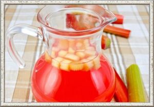 13. Компот из ревеня. Продукты: ревень (черешки) - 400 г, цедра 1 лимона, сахар по вкусу, вода очищенная 3 литра. Приготовление: помытые черешки ревеня порезать кубикам в 2-3 см длиной. Подготовить цедру лимона для компота. Налить воды в кастрюлю, где будете вариться компот, и дать ей закипеть. В кипящую воду опустить ревень и сахар, дать им повариться около пятнадцати минут. За три минуты до готовности опустить в кастрюлю цедру лимона и накрыть крышкой. 13. Компот из ревеня. Продукты: ревень (черешки) - 400 г, цедра 1 лимона, сахар по вкусу, вода очищенная 3 литра. Приготовление: помытые черешки ревеня порезать кубикам в 2-3 см длиной. Подготовить цедру лимона для компота. Налить воды в кастрюлю, где будете вариться компот, и дать ей закипеть. В кипящую воду опустить ревень и сахар, дать им повариться около пятнадцати минут. За три минуты до готовности опустить в кастрюлю цедру лимона и накрыть крышкой.