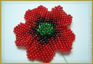 Бисерные сережки