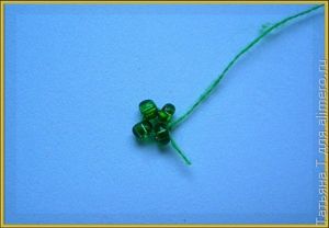 Бисерные сережки