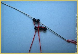Бисерные сережки