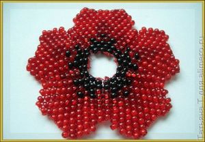Бисерные сережки