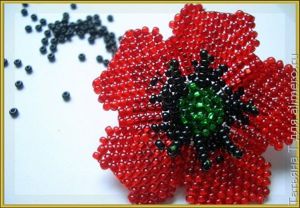 Бисерные сережки