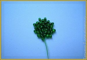 Бисерные сережки