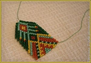 Серьги из бисера