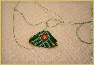 Серьги из бисера