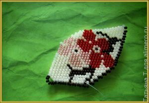 Бисерные серьги