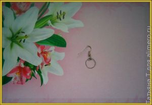 Сережки из бисера