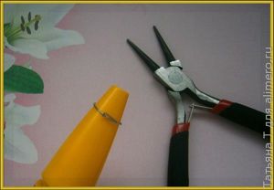 Сережки из бисера