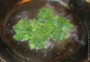Курочка со шпинатом
