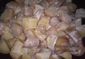 Картофель в сметане