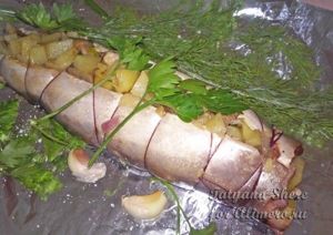 Скумбрия фаршированная