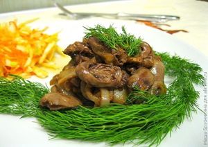 Куриные сердечки