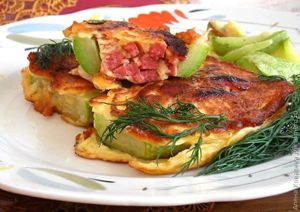 Фаршированные кабачки