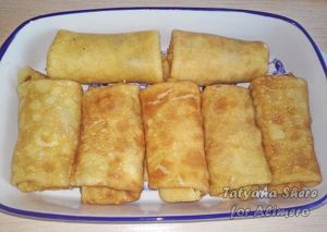 Блины с грибами