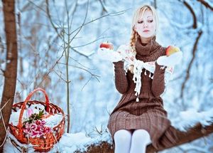 Фотосессия зимой, идеи