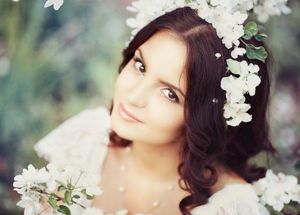 Фотосессия с цветами