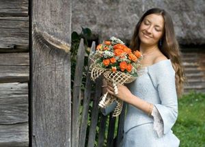 Фотосессия с цветами