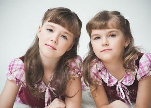 Фотосессия с детьми близнецами