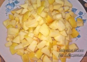 пирог с яблоками