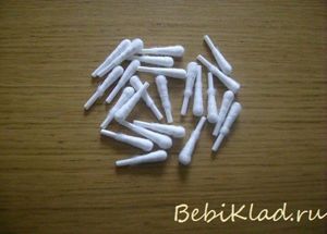 Поделки из ватных палочек, мастер-классы.