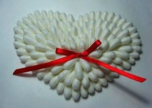 Поделки из ватных палочек, мастер-классы.