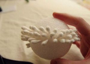 Поделки из ватных палочек, мастер-классы.