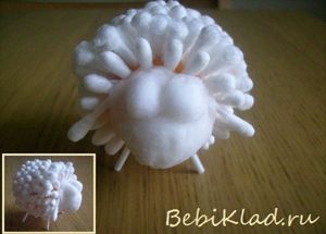 Поделки из ватных палочек, мастер-классы.