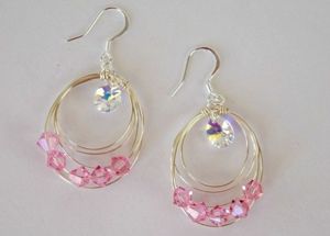 Серьги из бусин