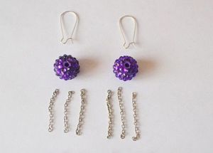 Серьги из бусин