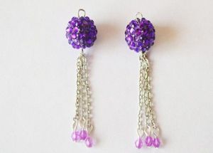 Серьги из бусин