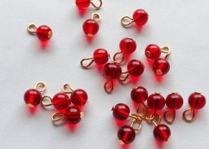 Серьги из бусин