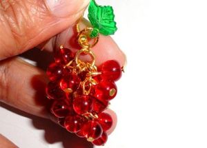 Серьги из бусин