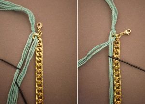 Браслеты из цепочек, мастер-классы