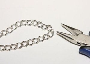 Серьги из цепочек, мастер-классы