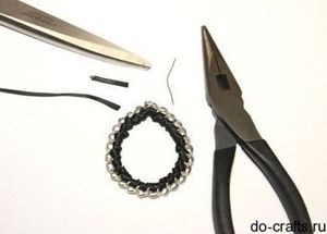 Серьги из цепочек, мастер-классы
