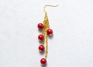Серьги из цепочек, мастер-классы