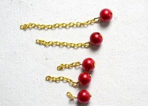 Серьги из цепочек, мастер-классы