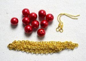 Серьги из цепочек, мастер-классы