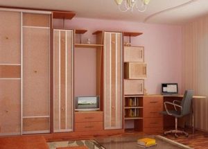 Стенка с компьютерным столом