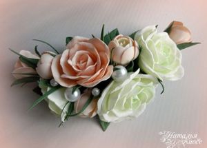Заколки из фоамирана
