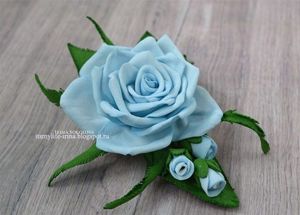 Заколки из фоамирана