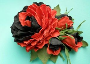 Заколки из фоамирана