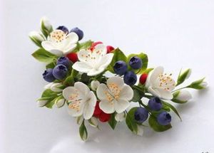 Заколки из фоамирана