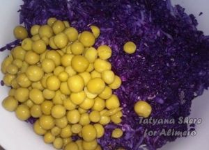 Салат из синей капусты