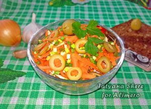 салат с копченым сыром