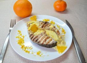 Рыба с цитрусами