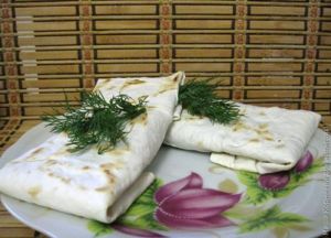 конвертики из лаваша