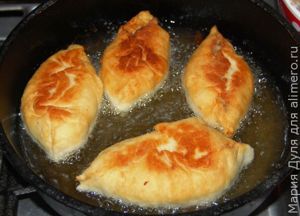 Золотистые пирожки с сардиной