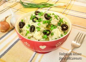 Салат с фасолью